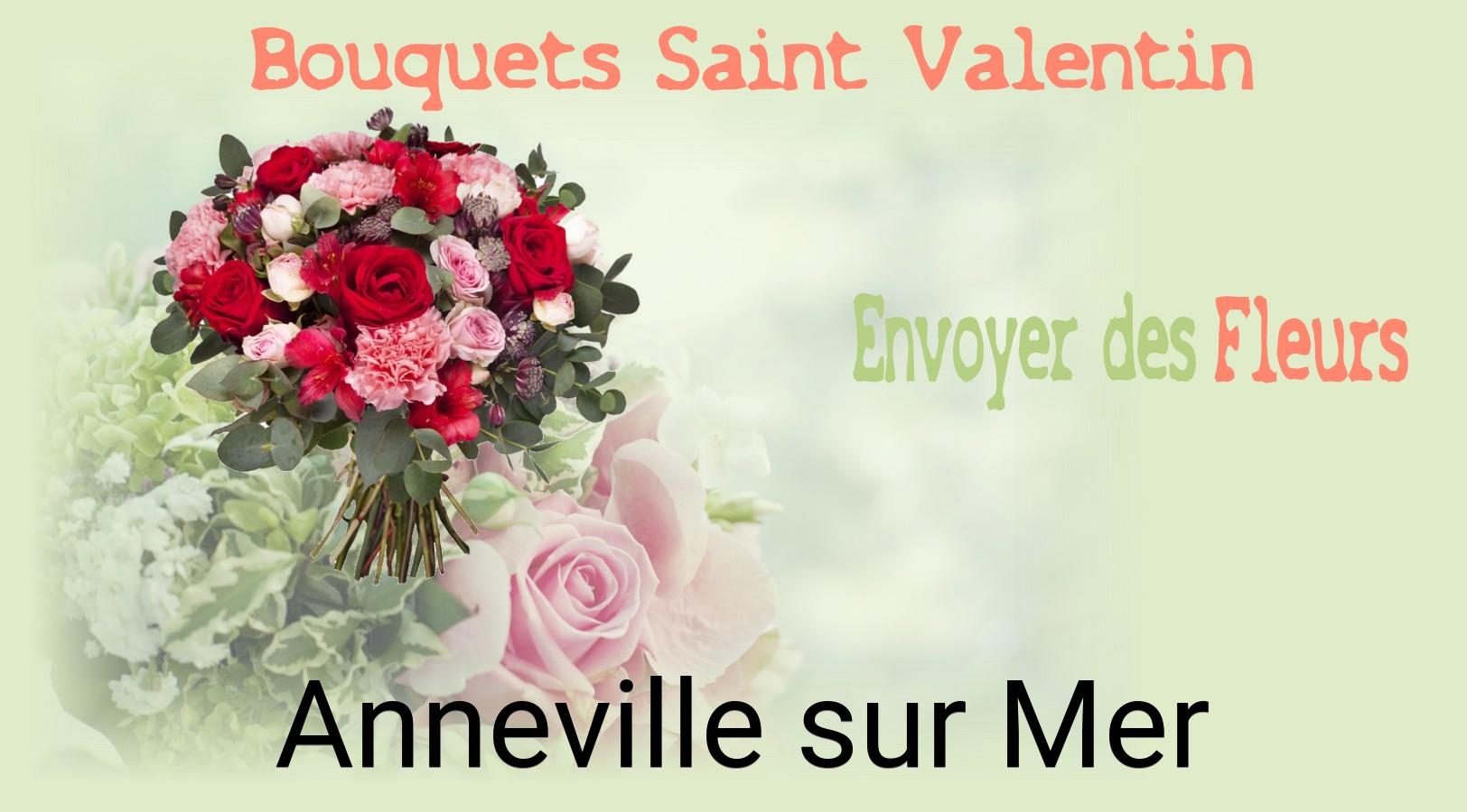 Roses de Saint-Valentin livrées à Anneville-sur-Mer